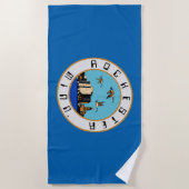 Vlag van Rochester (Minnesota) Strandlaken (Voorkant)