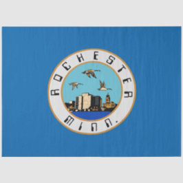 Vlag van Rochester (Minnesota) Tissuepapier