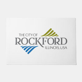 Vlag van Rockford (Illinois) Deurmat