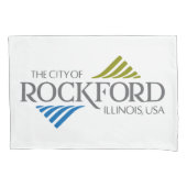 Vlag van Rockford (Illinois) Kussensloop (Voorkant-Links)