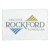 Vlag van Rockford (Illinois) Kussensloop (Voorkant-Rechts)