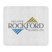 Vlag van Rockford (Illinois) Snijplank (Voorkant)