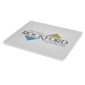 Vlag van Rockford (Illinois) Snijplank (Hoek)