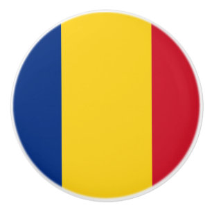 Vlag van Roemeense keramische Knob Knop