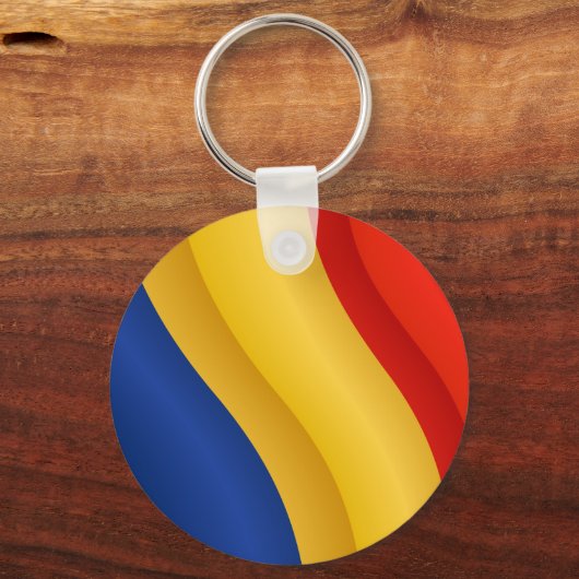 Vlag van Roemeense sleutelhanger (Voorkant)