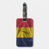 Vlag van Roemenië Bagagelabel (Achterkant verticaal)