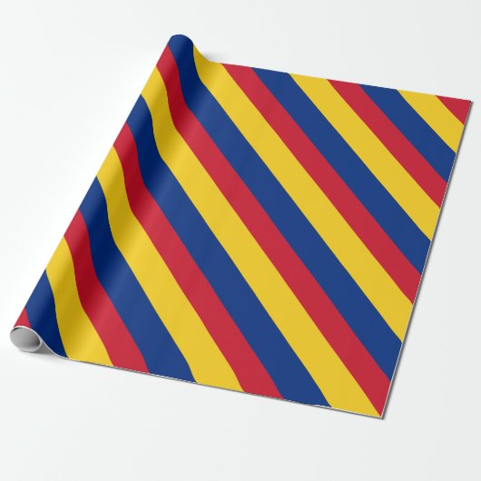 Vlag van Roemenië Cadeaupapier (Uitgerold)