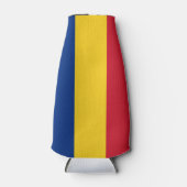 Vlag van Roemenië Flesjeskoeler (Voorkant)