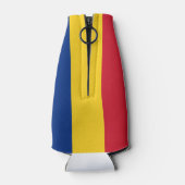 Vlag van Roemenië Flesjeskoeler (Achterkant)