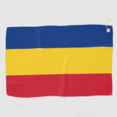 Vlag van Roemenië Golfhanddoek (Horizontaal)