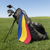 Vlag van Roemenië Golfhanddoek (Groen)