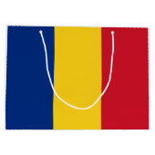 Vlag van Roemenië Groot Cadeauzakje (Achterkant)