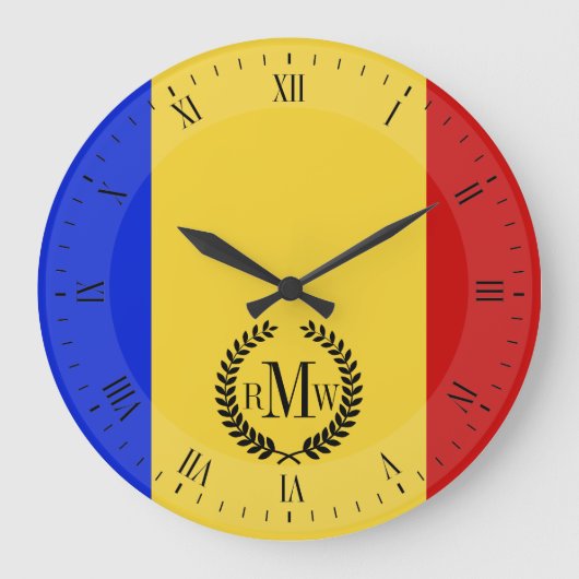 Vlag van Roemenië Grote Klok (Voorkant)