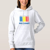 Vlag van Roemenië Hoodie (Voorkant)