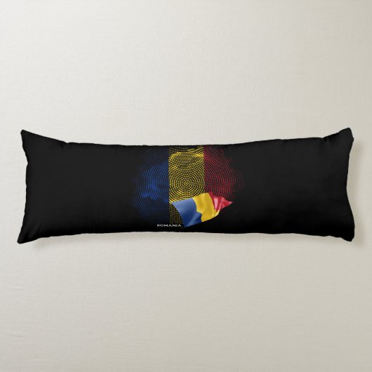 Vlag van Roemenië Lichaamskussen (Voorkant)
