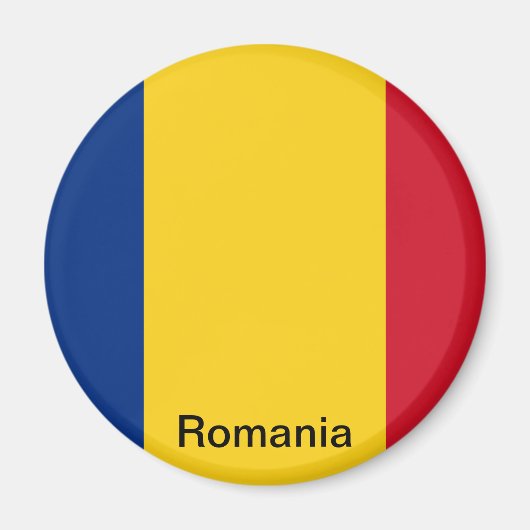 Vlag van Roemenië Magneet (Voorkant)