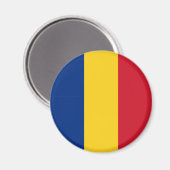 Vlag van Roemenië Magneet (Voorkant / Achterkant)