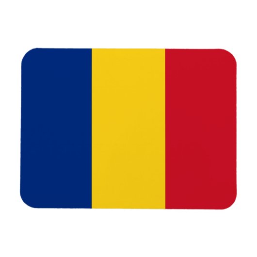 Vlag van Roemenië Magneet (Horizontaal)