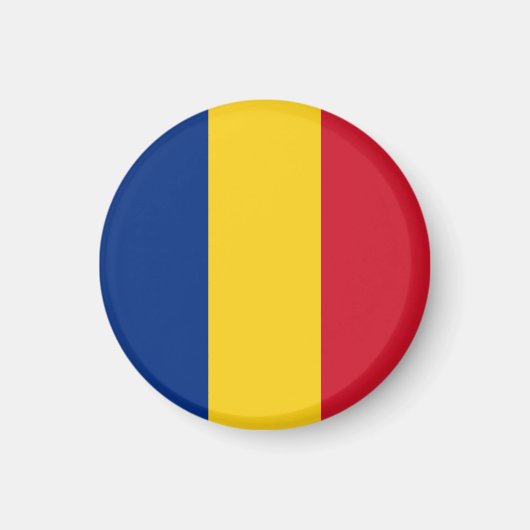 Vlag van Roemenië Magneet (Voorkant)