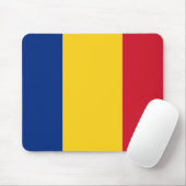 Vlag van Roemenië Mousepad Muismat (Met muis)
