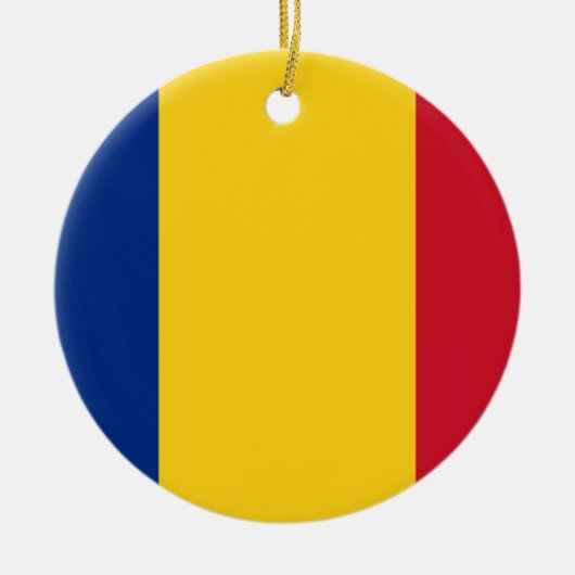 Vlag van Roemenië Ornament (Voorkant)