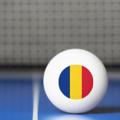 Vlag van Roemenië Pingpongbal (Net)