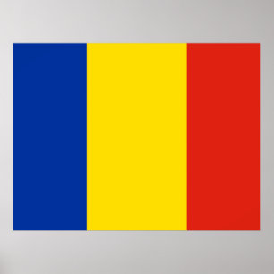 Vlag van Roemenië Poster