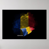 Vlag van Roemenië Poster (Voorkant)
