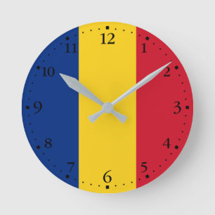 Vlag van Roemenië Ronde Klok