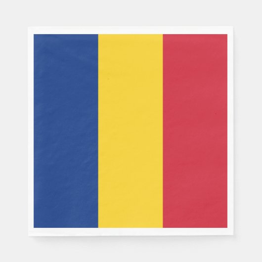 Vlag van Roemenië Servet (Voorkant)