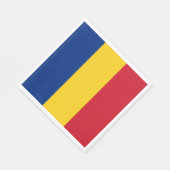Vlag van Roemenië Servet (Hoek)