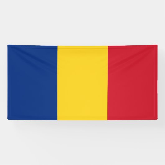 Vlag van Roemenië Spandoek (Horizontaal)