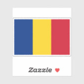 Vlag van Roemenië Sticker (Vel)