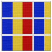 Vlag van Roemenië Stof (Close Up)