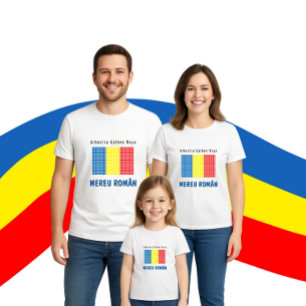 Vlag van Roemenië T-shirt