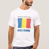 Vlag van Roemenië T-shirt (Voorkant)