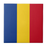 Vlag van Roemenië Tegeltje<br><div class="desc">Een ideaal cadeau voor iedereen die patriottisch is voor zijn land!</div>