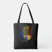 Vlag van Roemenië Tote Bag (Achterkant)