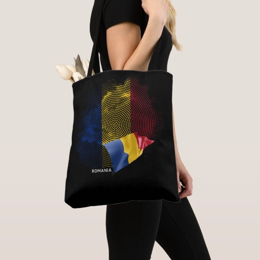 Vlag van Roemenië Tote Bag (Dichtbij)