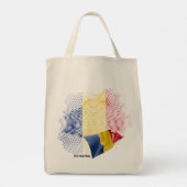 Vlag van Roemenië Tote Bag (Achterkant)