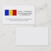 Vlag van Roemenië Visitekaartje (Voorkant / Achterkant)