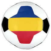 Vlag van Roemenië Voetbal (Gedraaid)