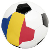 Vlag van Roemenië Voetbal (Drie kwart)