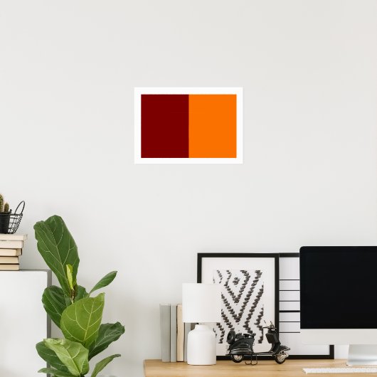 Vlag van Rome Poster (Thuiskantoor)