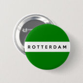 vlag van rotterdam - nederlandse vlag ronde button 5,7 cm (Voorkant /achterkant)