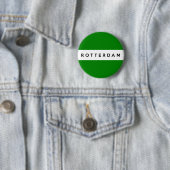 vlag van rotterdam - nederlandse vlag ronde button 5,7 cm (In situ)