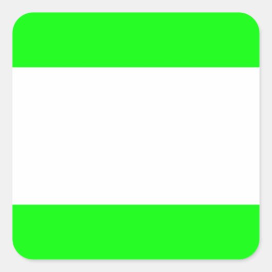 Vlag van Rotterdam Vierkante Sticker (Voorkant)