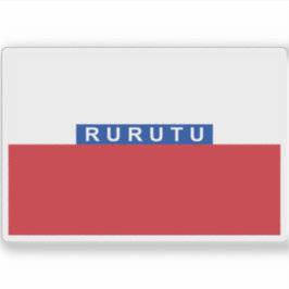 Vlag van Rurutu Sticker