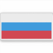 Vlag van Rusland (1991-1993) Sticker (Voorkant)