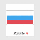 Vlag van Rusland (1991-1993) Sticker (Vel)